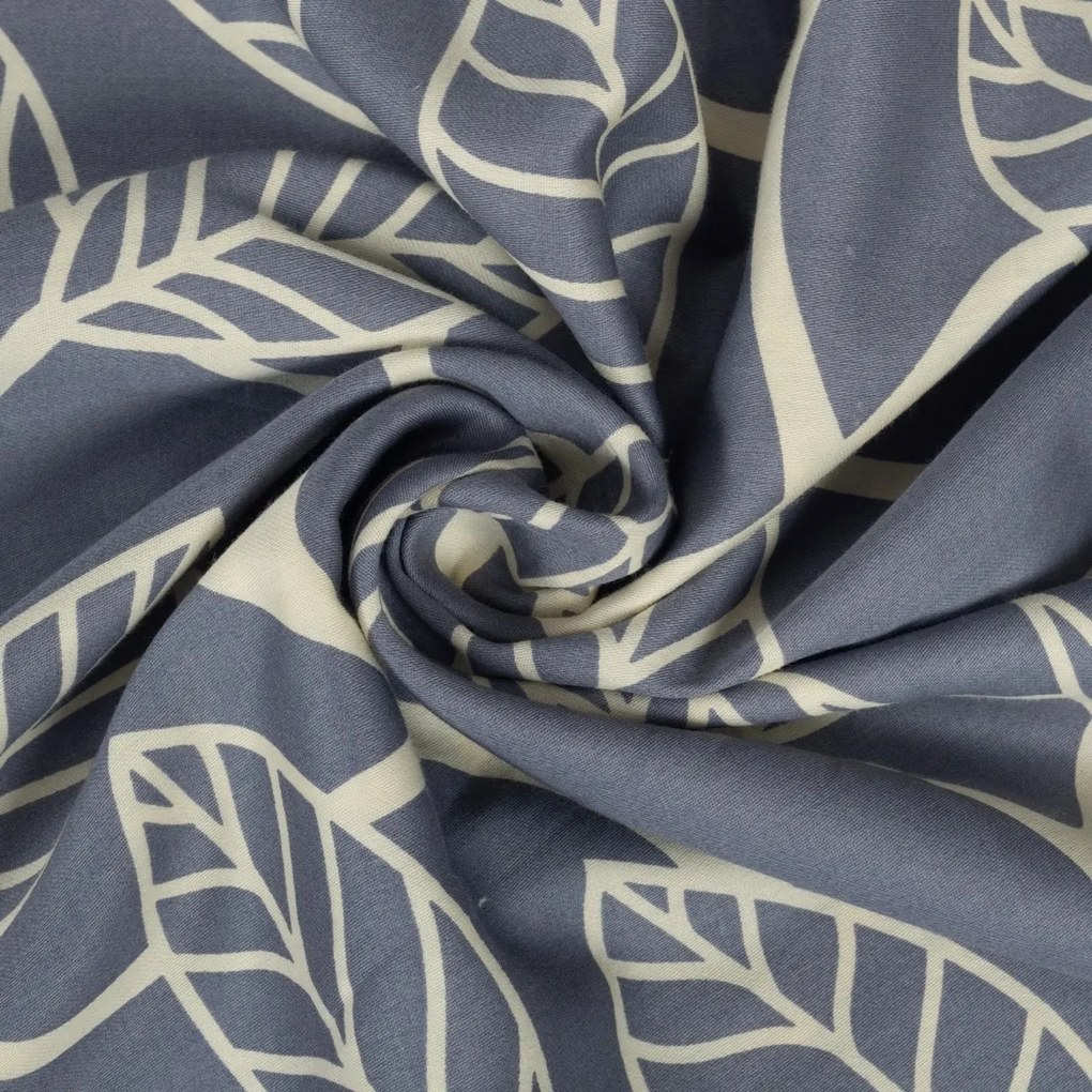 Lenjerie de pat Matex Satin Golden leaves , 140 x200 cm, 70 x 90 cm