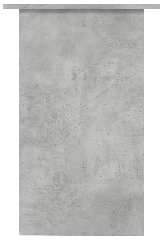 Birou, gri beton, 90 x 50 x 74 cm, PAL Gri beton