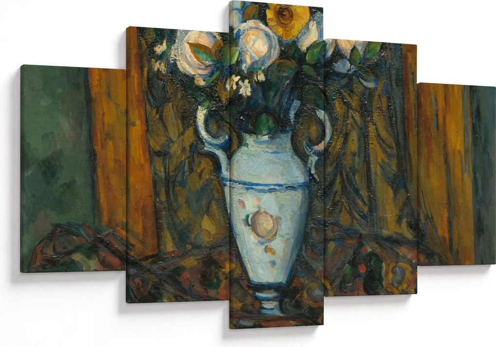 Tablou - Paul Cézanne, Vase of Flowers, reproducere (150x105 cm)