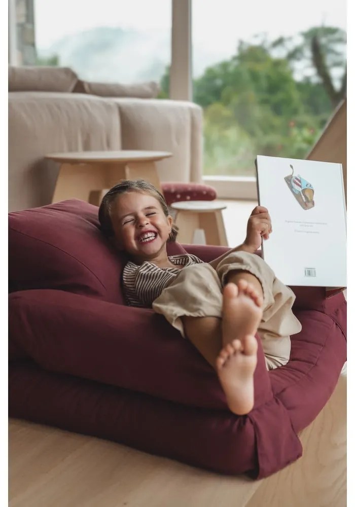 Fotoliu de relaxare pentru copii gri închis Mini Hippo - Karup Design