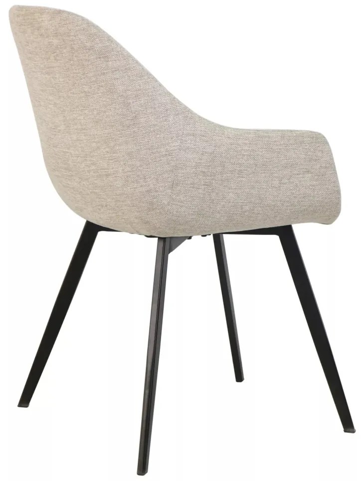 Scaun Vinto bej deschis/negru Brego 31