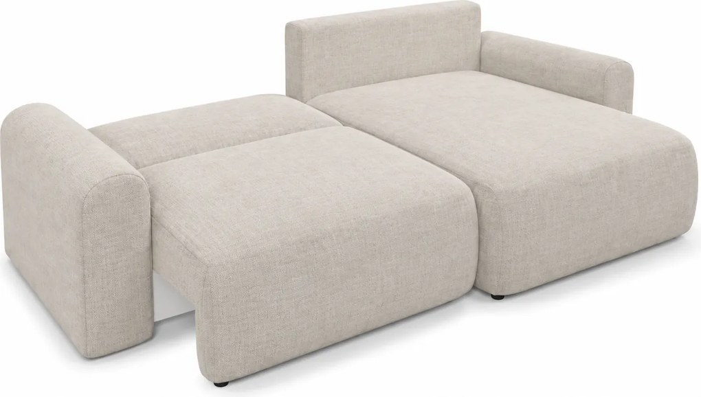 Coltar extensibil reversibil NORDEN PAROS 250x140 cm, crem