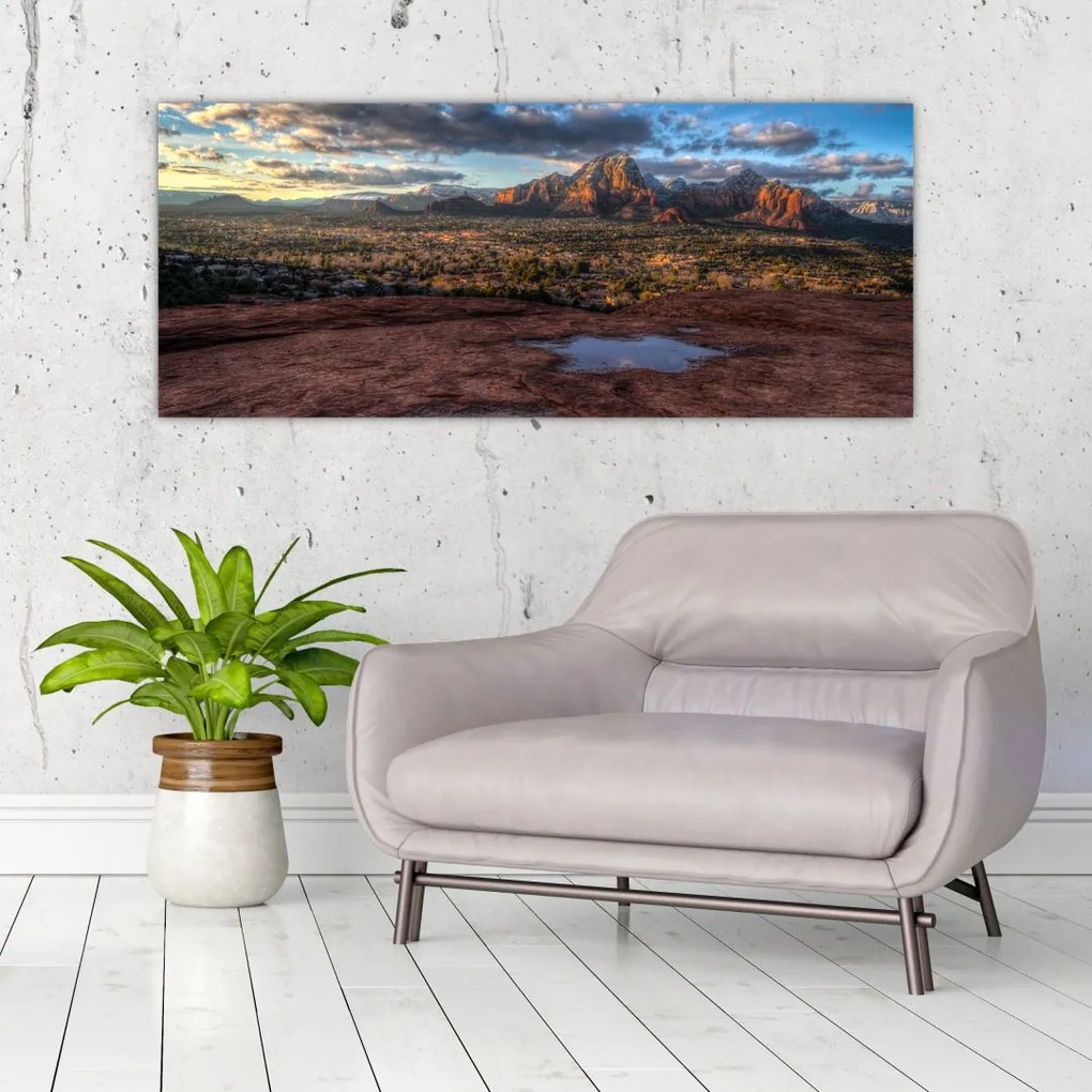 Tablou cu munți (120x50 cm)