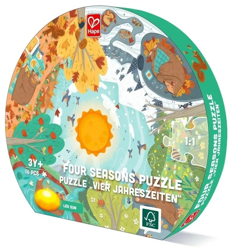 Hape Puzzle - Patru anotimpuri