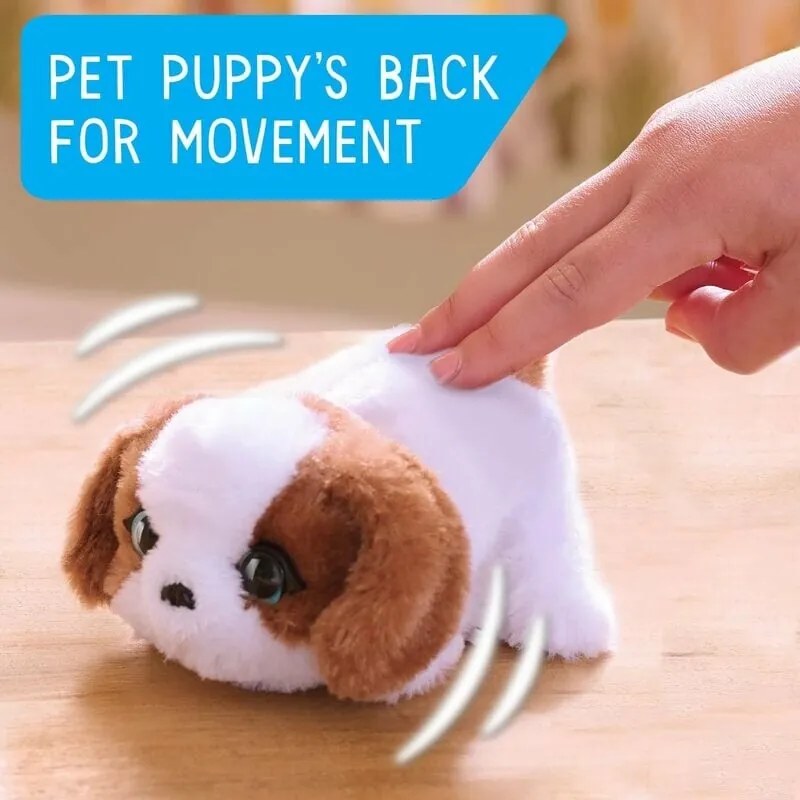 FurReal My Minis Puppy, cățeluș interactiv,alb/maro