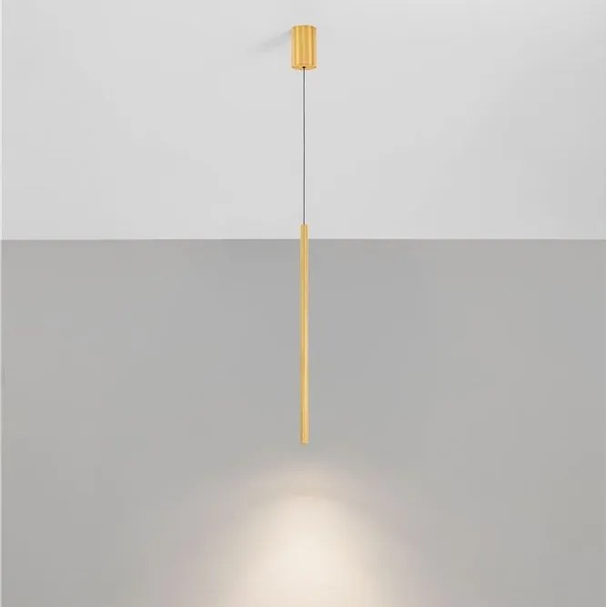 Pendul, Lustra liniara LED CCT BRILLIA auriu