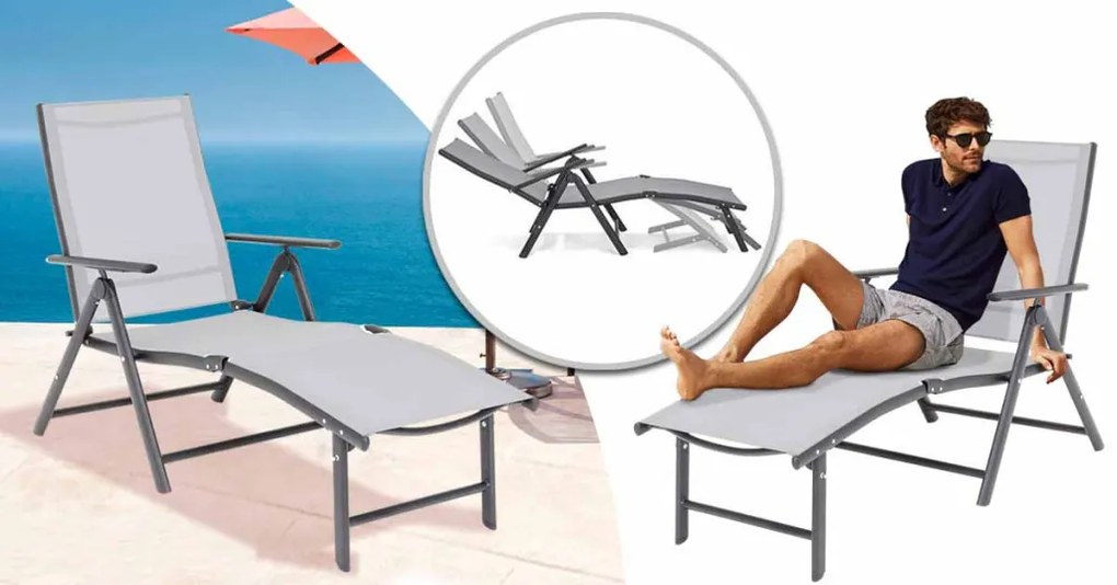 Sezlong Comfort, inclinabil si reglabil