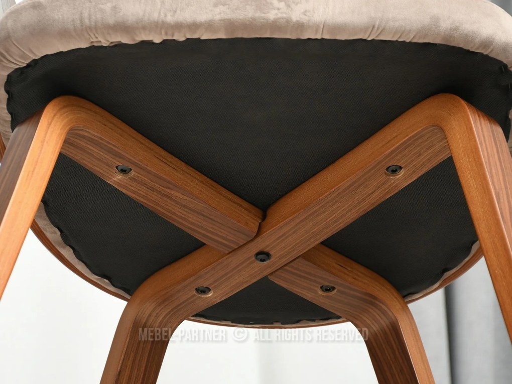 Scaun Aimee K (bej + nuc). 1110883