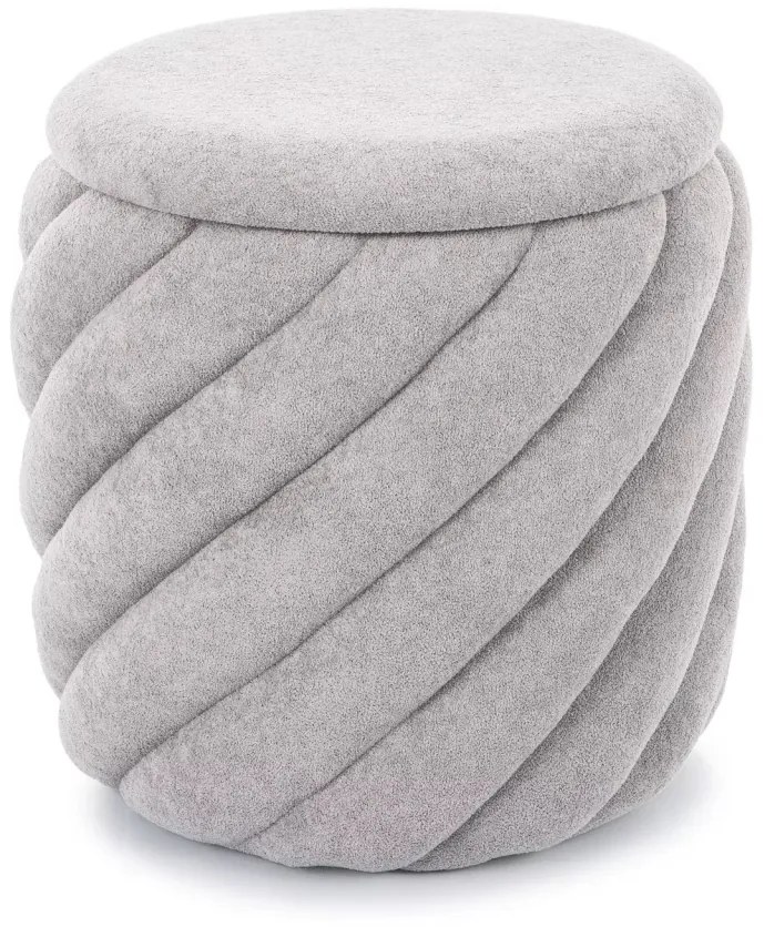 Taburet Pelaro gri deschis Tap.256