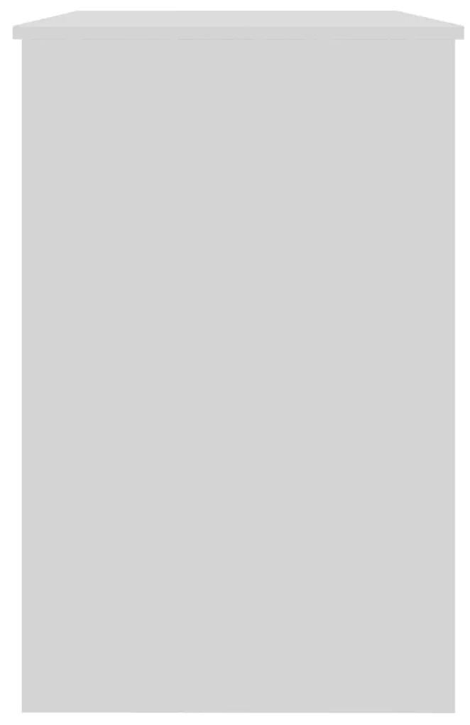 Birou, alb extralucios, 100 x 50 x 76 cm, PAL Alb foarte lucios