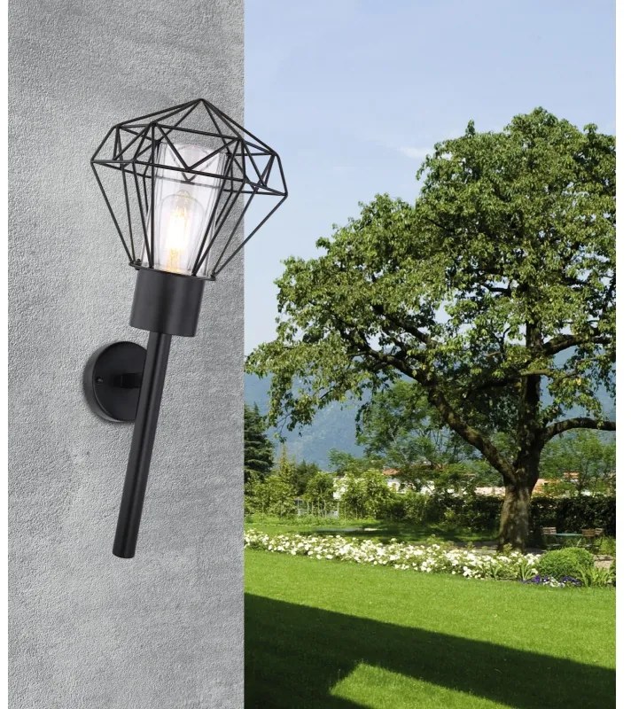 Aplica pentru iluminat exterior design modern, IP44 HORACE 31355W GL