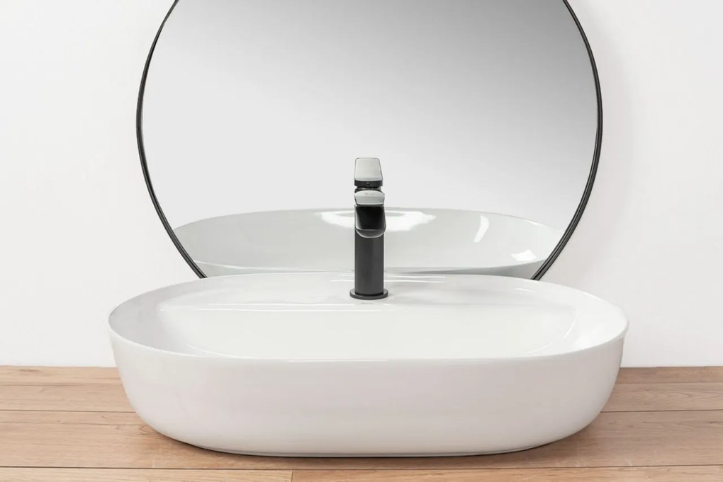 Lavoar Aura alb ceramica sanitara - 60,5 cm