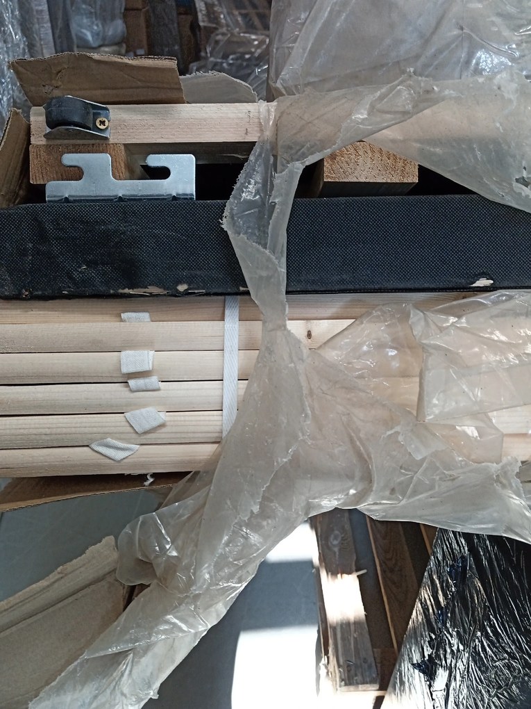 OFERTA Pat tapitat COMFINO VELVET cu pat suplimentar 120x200 cm gri calitate II