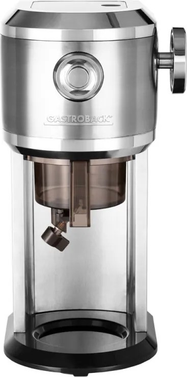 Aparat pentru deserturi cu gheață Gastroback Slushy & Ice Cream, 35 W, 200 ml, fin/grosier, 4 forme, inox