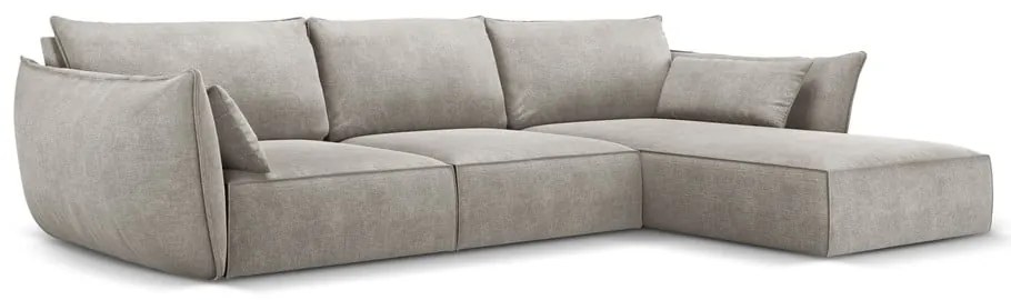Colțar gri deschis (pe partea dreaptă) Vanda – Mazzini Sofas
