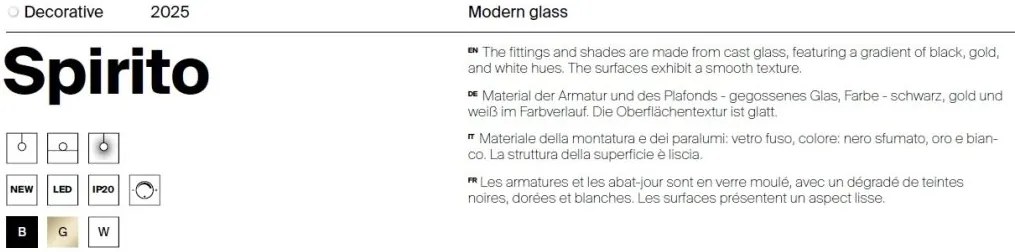 Veioza/Lampa de masa LED design modern Spirito auriu