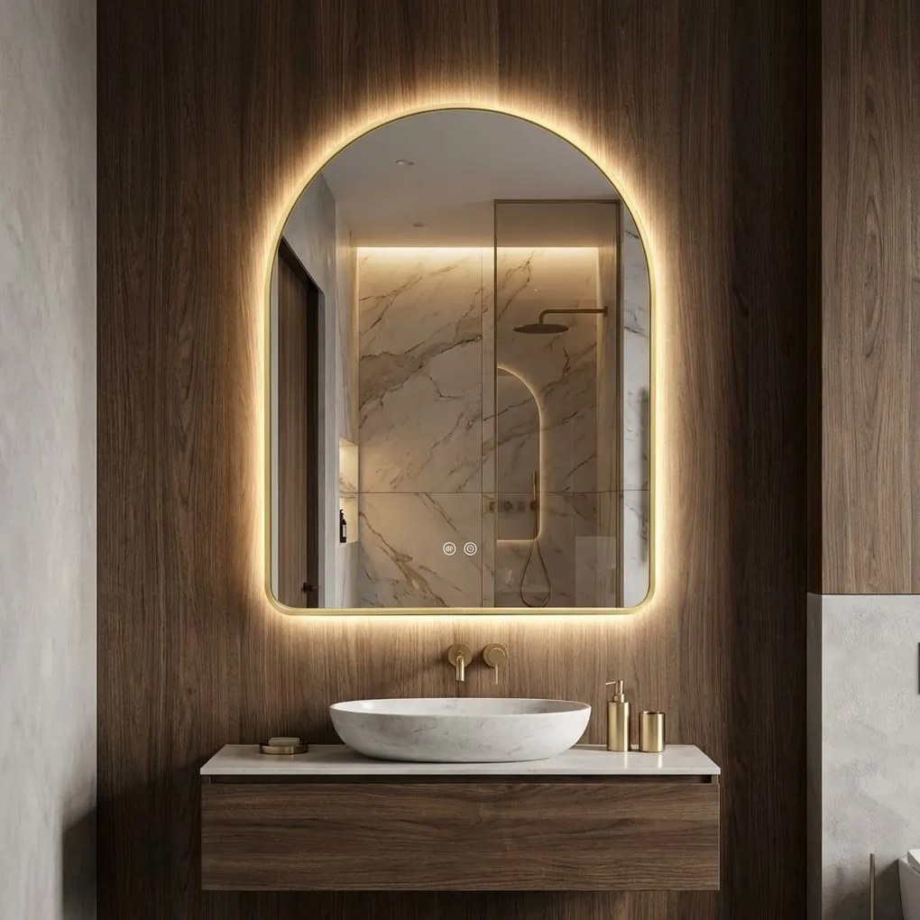 Oglindă LED 90x60cm TOP-1