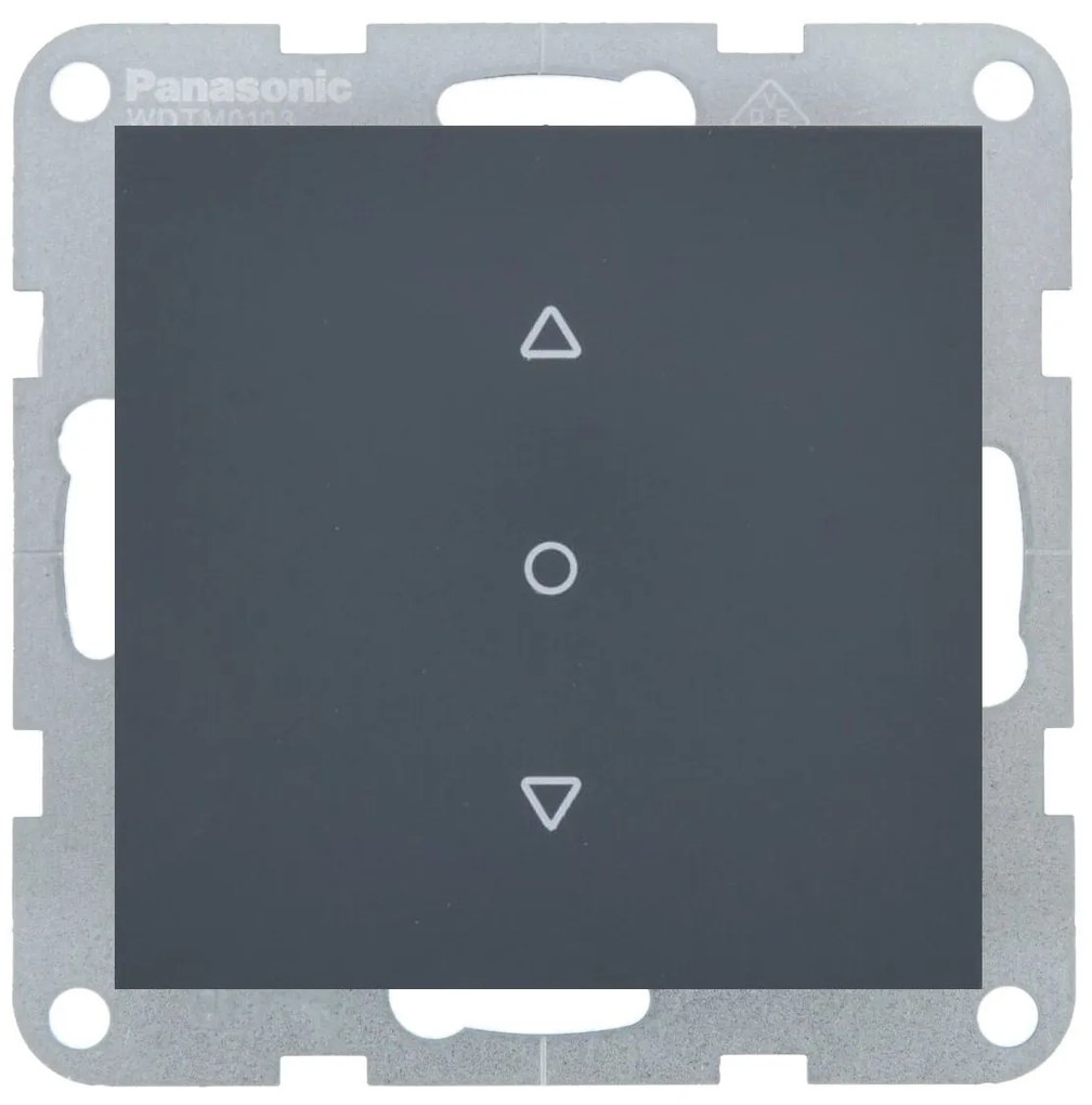 Intrerupator jaluzele 10A, IP20, Night, Panasonic Karre Plus 55 Soft Touch