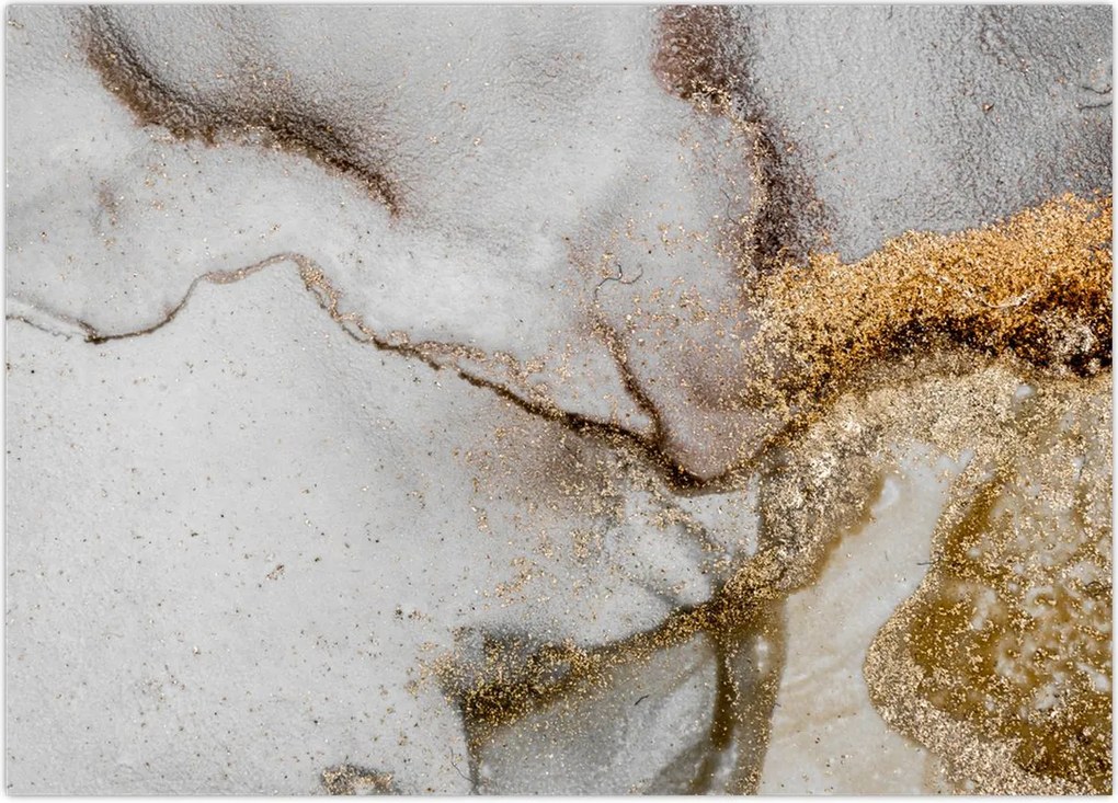 Tablou - Cerneală de marmură (70x50 cm)