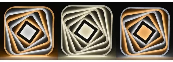 Plafonieră LED dimabilă MODERNA LED/210W/230V + telecomandă Ecolite WALP02