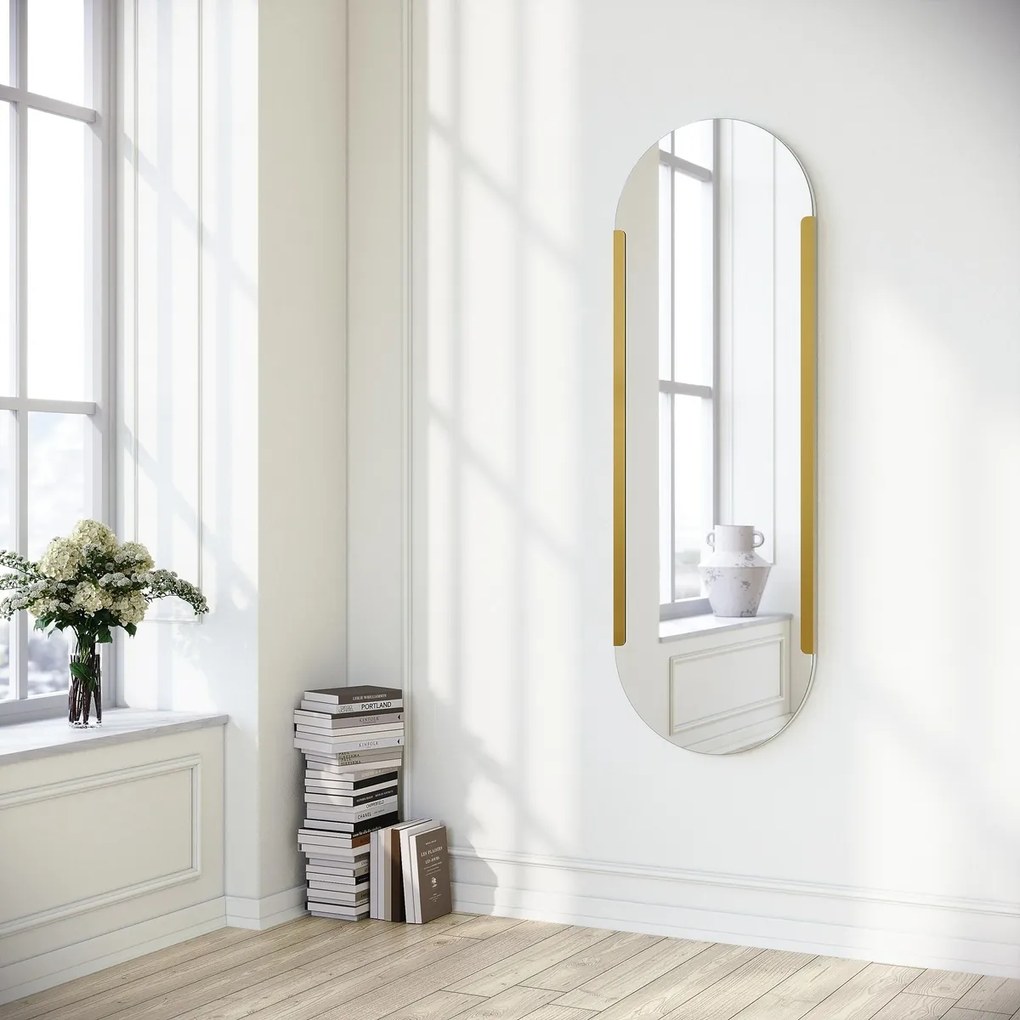 Oglindă Caprice Gold 50 x 150 cm