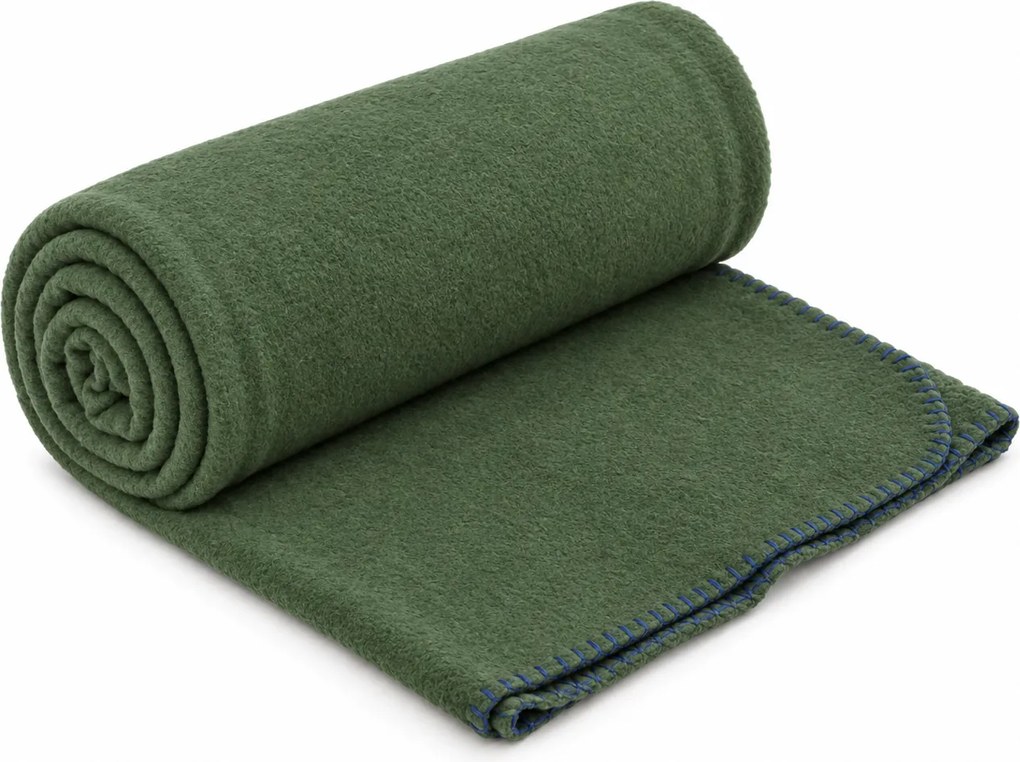 Patura fleece MELVIRA DUO, verde Dimensiune: 150 x 200 cm