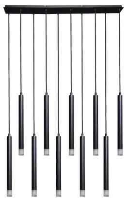 Lustră pe cablu Rabalux 72364 RAMIRA 10xG9/5W/230V negru