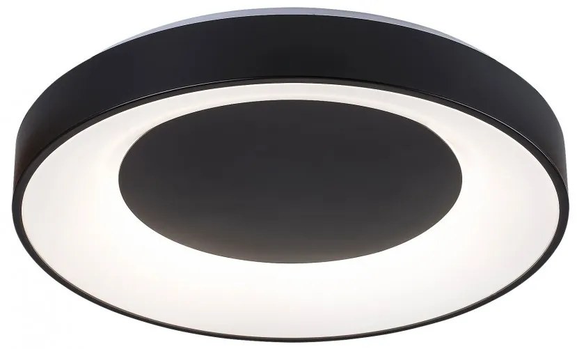 Plafoniera LED cu telecomanda design slim Ceilo neagra