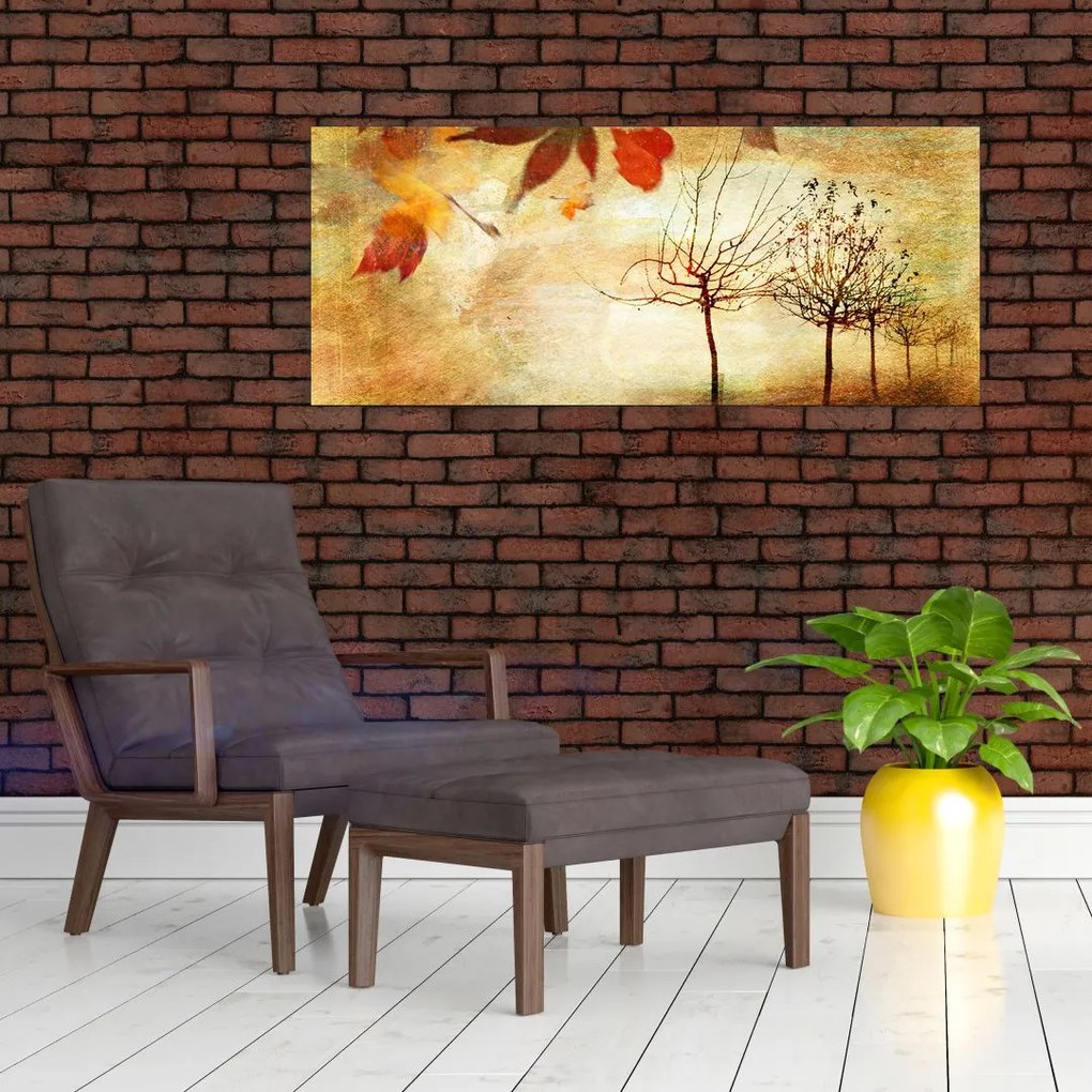 Tablou - Dispoziție de toamnă (120x50 cm)