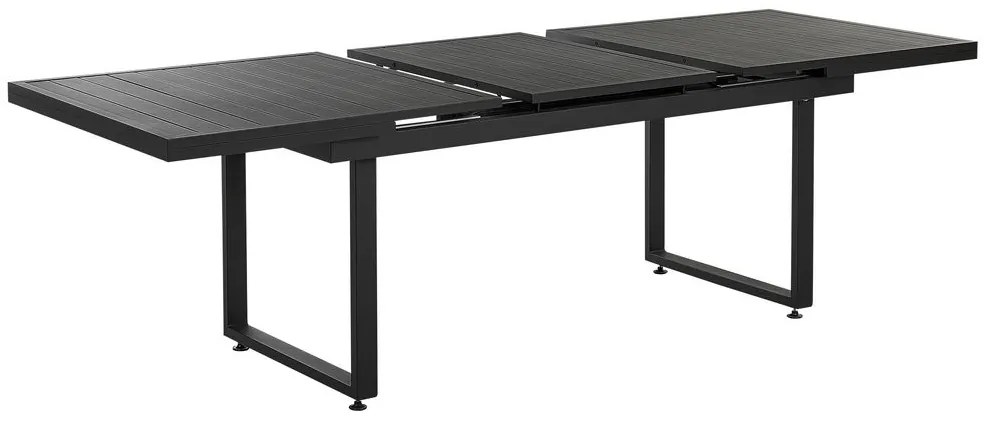 Set mobilier de grădină Valerian/Tavia (Negru + gri) . 1076305
