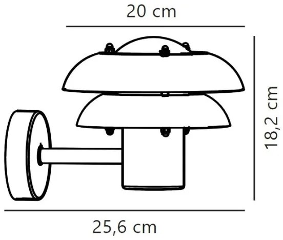 Aplică de exterior Nordlux KURNOS 1xE14/12W/230V IP54 negru