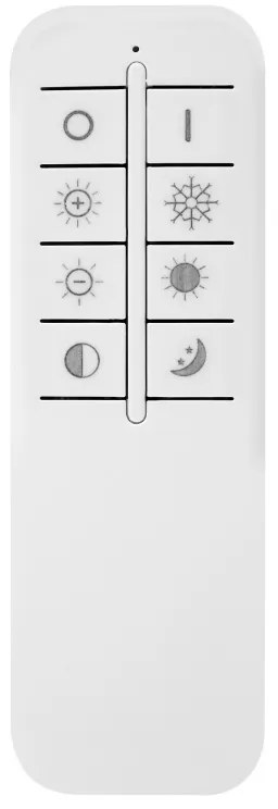 Plafoniera LED dimabila cu telecomanda design modern MAVY alb/gri 48416-50R GL