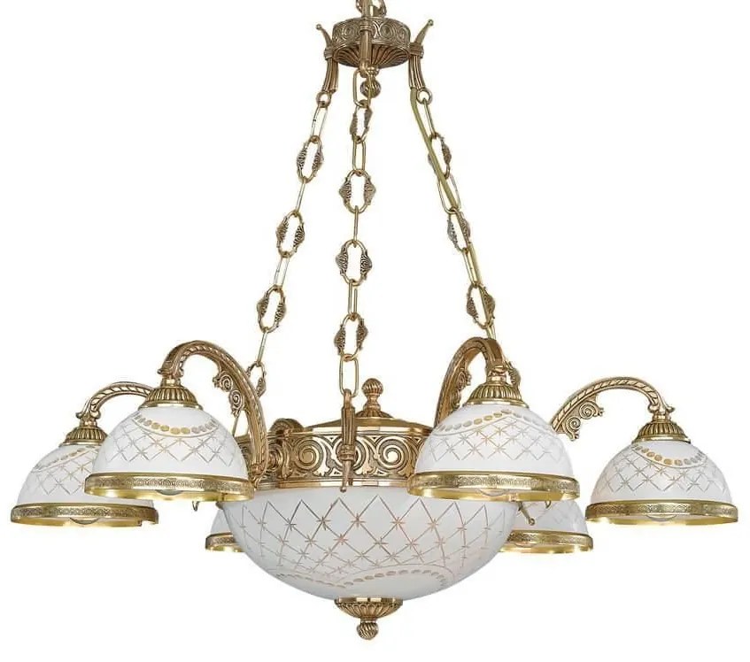 Candelabru din alama design italian 6+2L 7102