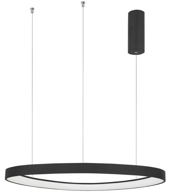 Lustra LED design modern circular ESTEVA negru NVL-9053552
