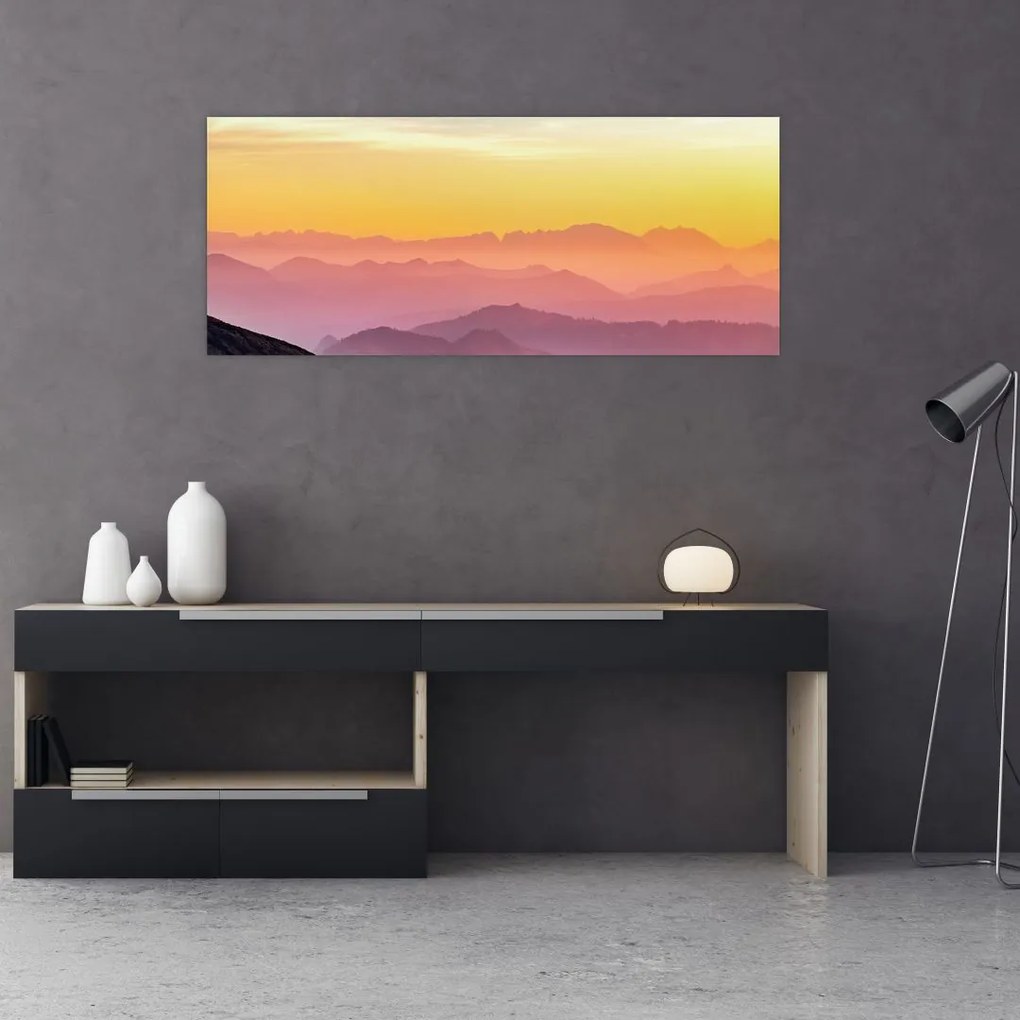 Tablou cerul colorat (120x50 cm)