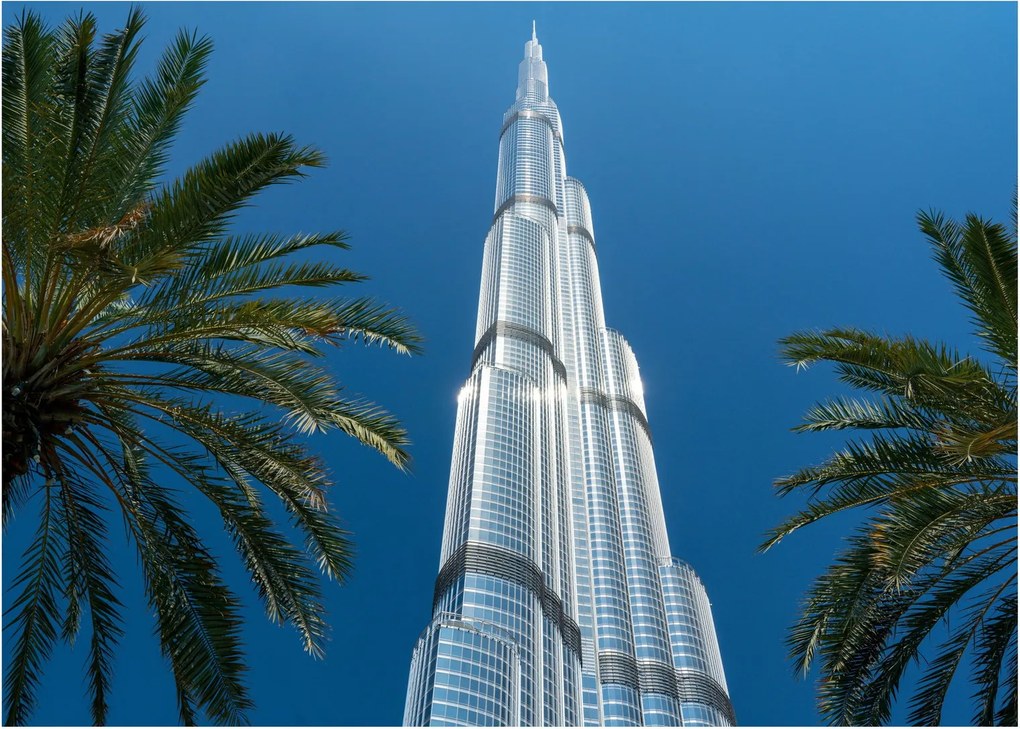 Tablou pe sticlă - Burj Khalifa (70x50 cm)
