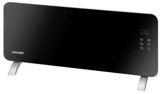 Concept KS4010 - Încălzitor/convector electric 2000W IP24 negru+telecomandă