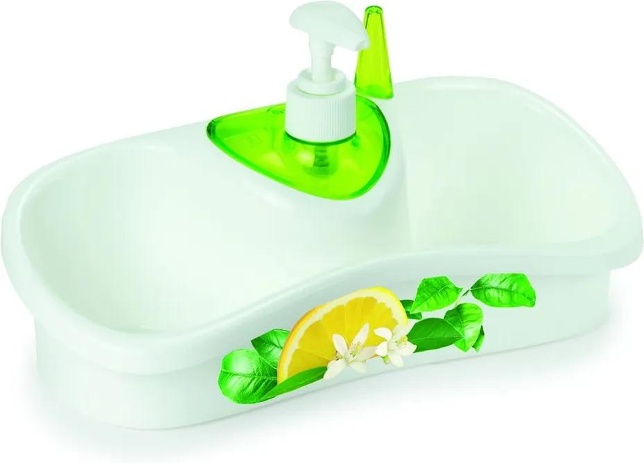 Dozator detergent vase cu suport Snips, verde