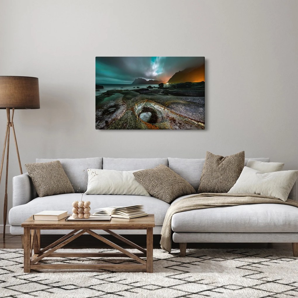 Tablou - Scena de noapte (90x60 cm)