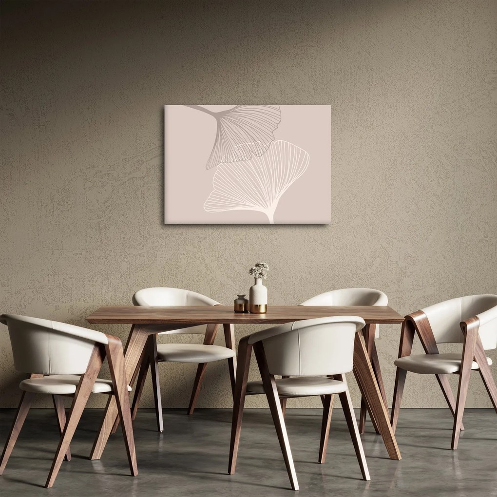 Tablou - Frunze bej N⁰2 (70x50 cm)