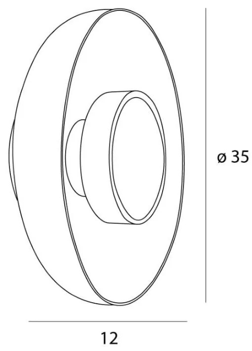 Aplica de perete LED moderna Signature 35cm