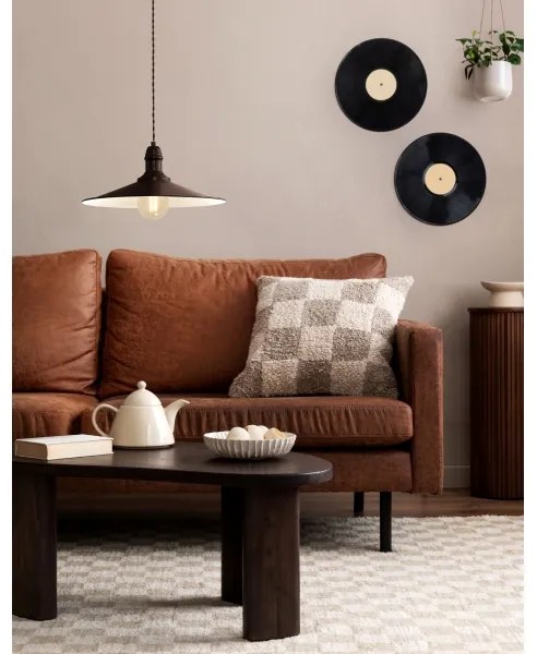 Eglo 49456 STOCKBURY - Lampă suspendată pe cablu, 1xE27/60W/230V, Ø 36 cm