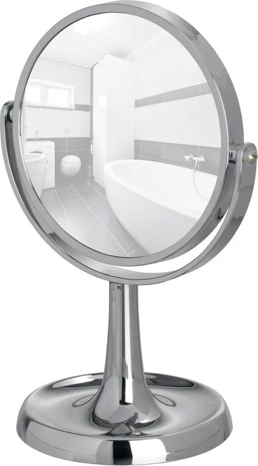Oglindă cosmetică cromată Wenko Rosolina, înălțime 28 cm