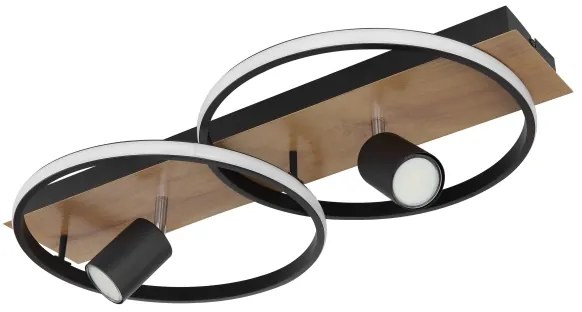 Plafonieră LED Globo 67309-36 DANNY 2xLED/18W/230V + 2xGU10/35W/230V