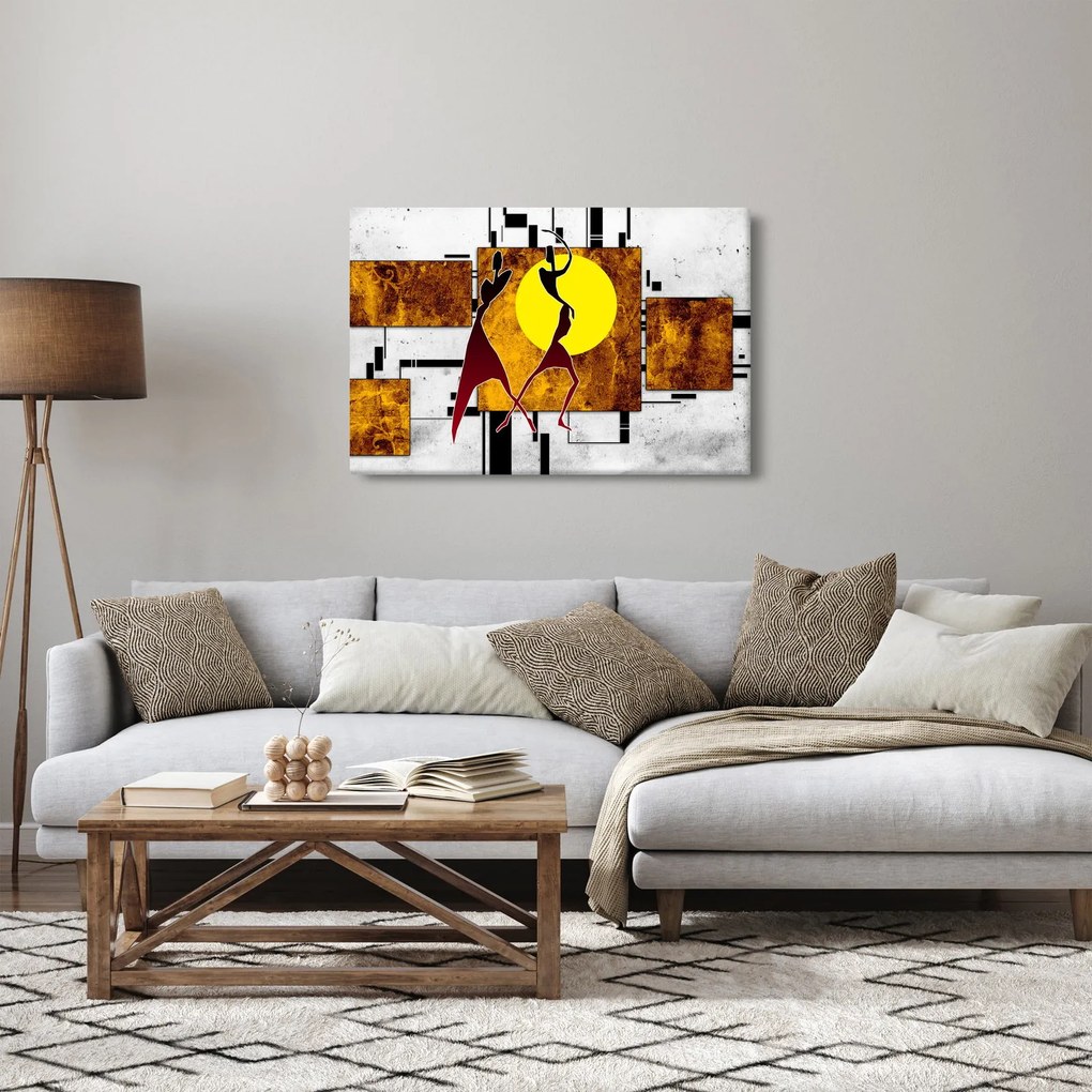 Tablou cu pictură epochală străveche (90x60 cm)