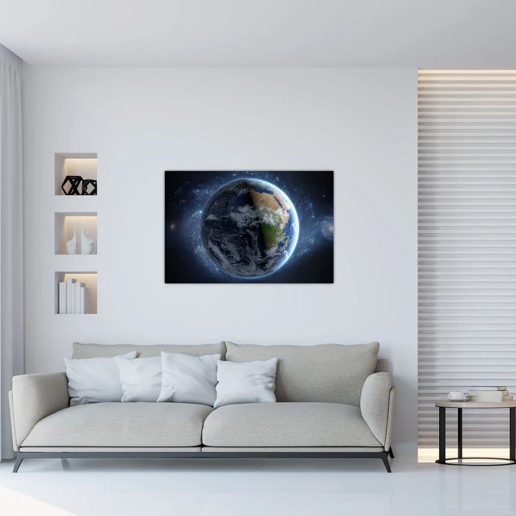 Tablou - Vedere din spațiu (90x60 cm)