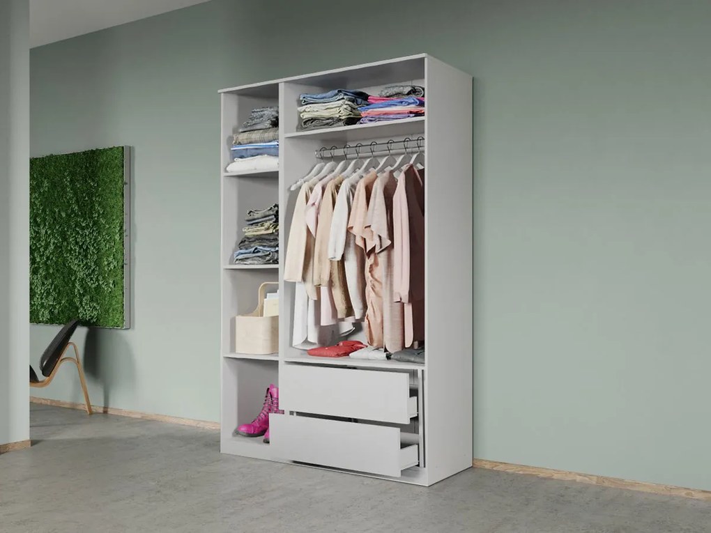 Set mobila dormitor complet Alb Adapto C01