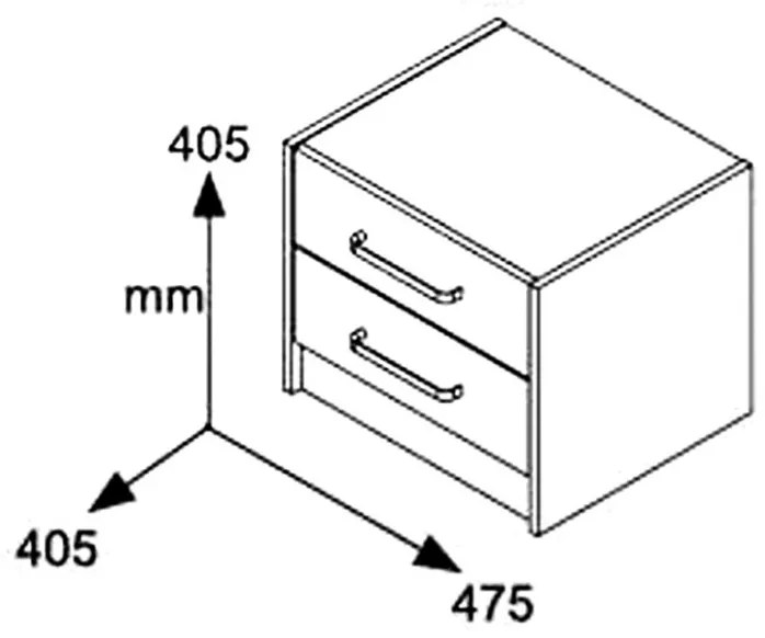 Noptiera Olympus Toro 47.5x40.5x40.5 cm