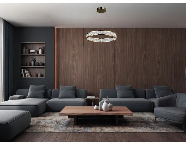 Lustră LED dimmabilă suspendată pe cablu ENRIQUE LED/40W/230V 3000-6000K + telecomandă