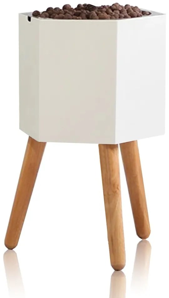 Ghiveci cu auto-udare Tomasucci Calla, ø 22,8 cm, alb